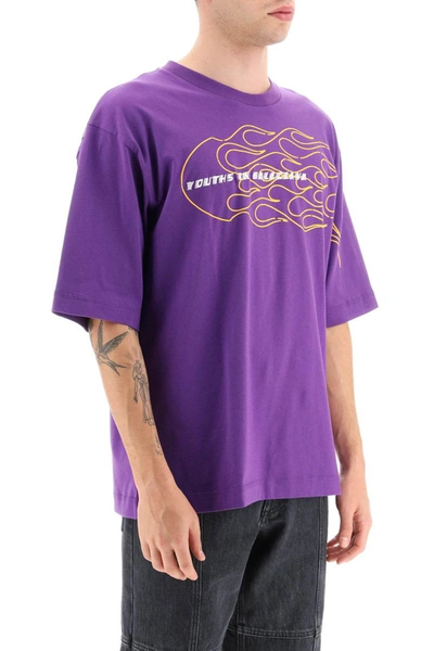 Shop Youths In Balaclava Kaido T-shirt In Purple