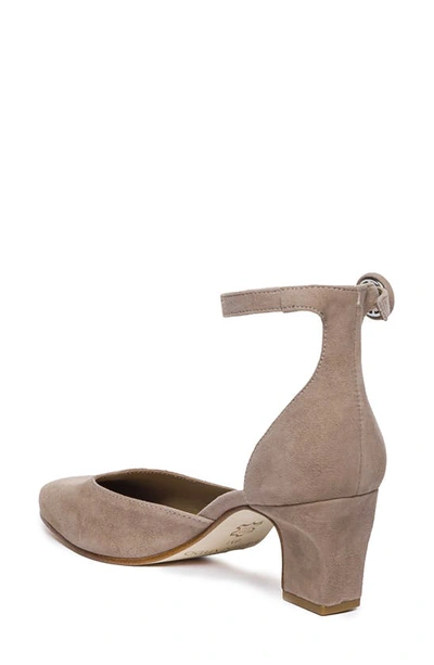 Shop Bernardo Footwear Remy Block Heel Pump In Beige