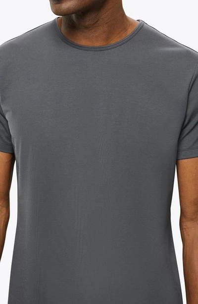 Shop Cuts Ao Elongated Tee In Graphite