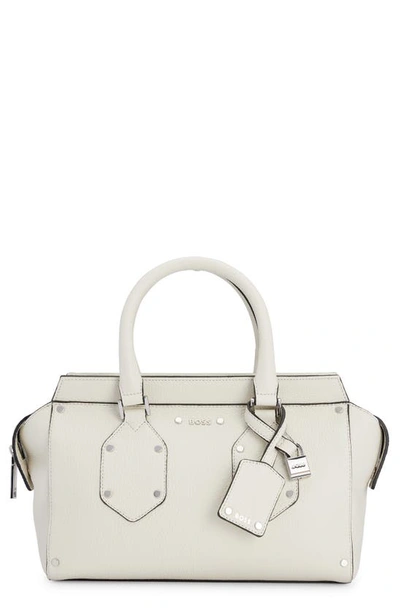 Shop Hugo Boss Boss Small Ivy Tote In Open White