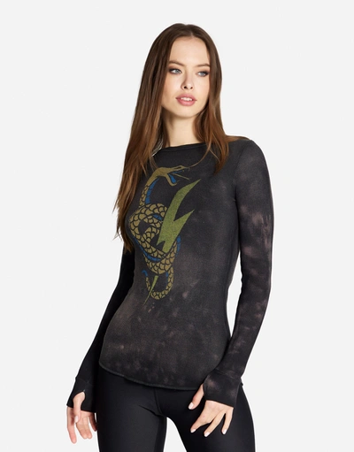 Lauren Moshi Mckinley Lightning Snake In Sunfade Onyx