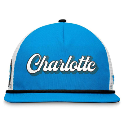 Shop Fanatics Branded Blue/white Charlotte Fc True Classic Golf Snapback Hat