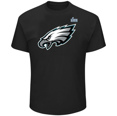 Profile A.j. Brown Black Philadelphia Eagles Super Bowl Lvii Big & Tall  Name & Number T-shirt