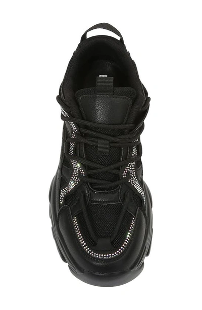 Shop Berness Nikki Embellished Sneaker In Black