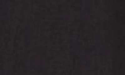 14th & Union Elastic Waist Linen Blend Trim Fit Pants In Black Caviar
