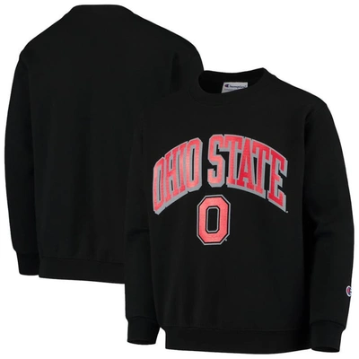 Shop Champion Youth  Black Ohio State Buckeyes Powerblend Pullover Sweatshirt