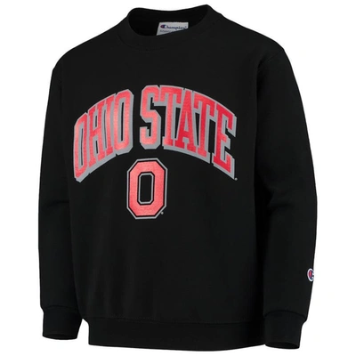 Shop Champion Youth  Black Ohio State Buckeyes Powerblend Pullover Sweatshirt