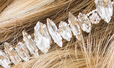 Brides And Hairpins Harlow Crystal Crown Comb In Classic Silver