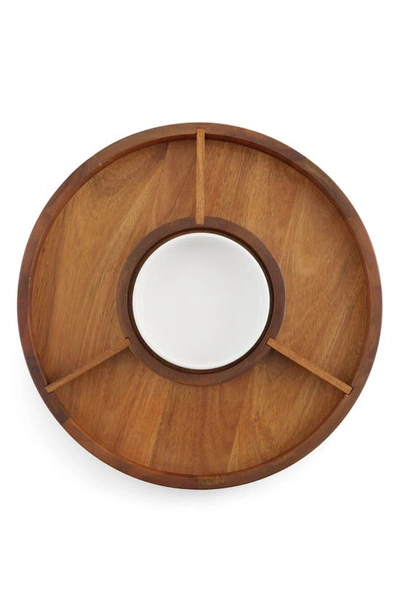 Nambe Nambé Duets Lazy Susan In Brown
