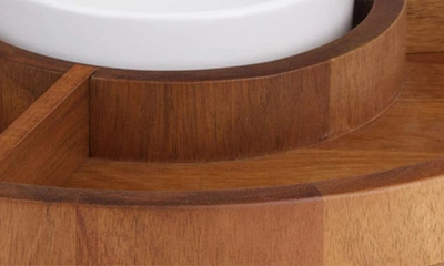 Nambe Nambé Duets Lazy Susan In Brown