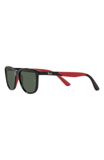 Ray Ban 49mm Square Sunglasses In Dark Green