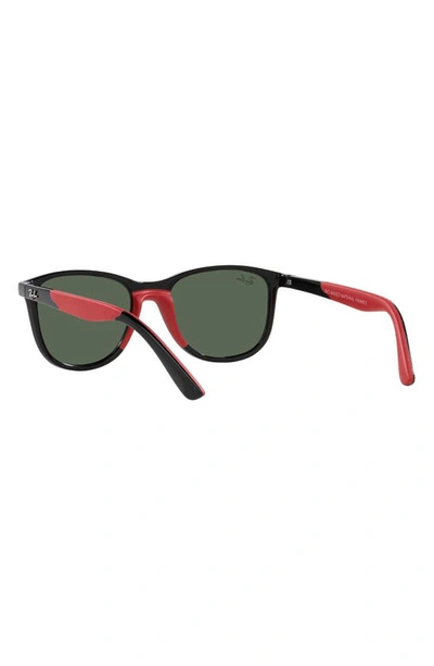 Ray Ban 49mm Square Sunglasses In Dark Green