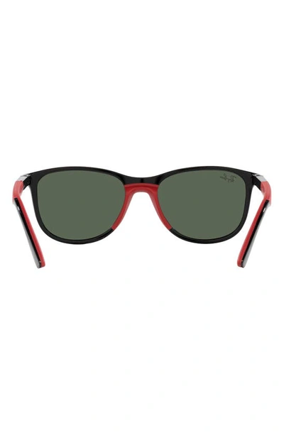 Ray Ban 49mm Square Sunglasses In Dark Green