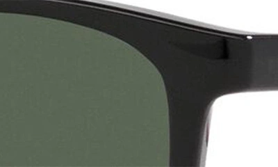 Ray Ban 49mm Square Sunglasses In Dark Green