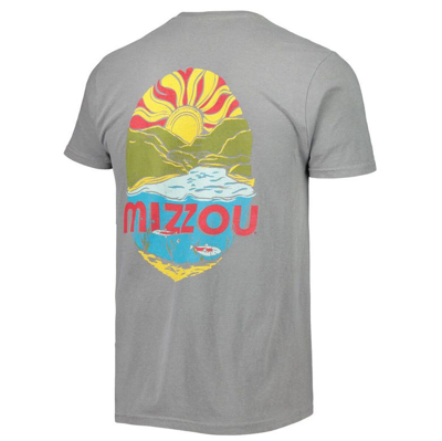 Shop Image One Gray Missouri Tigers Lake Life Comfort Color T-shirt