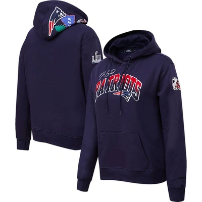Shop Pro Standard Navy New England Patriots Local Patch Pullover Hoodie