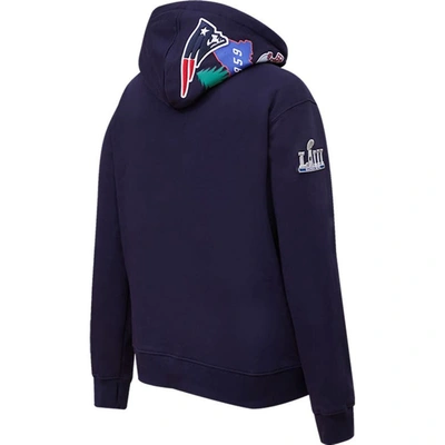 Shop Pro Standard Navy New England Patriots Local Patch Pullover Hoodie