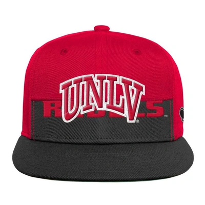 Shop Mitchell & Ness Youth  Red/black Unlv Rebels Half And Half Snapback Hat