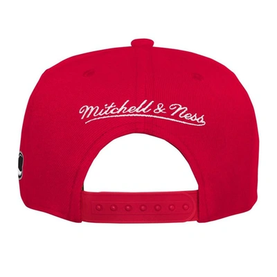 Shop Mitchell & Ness Youth  Red/black Unlv Rebels Half And Half Snapback Hat