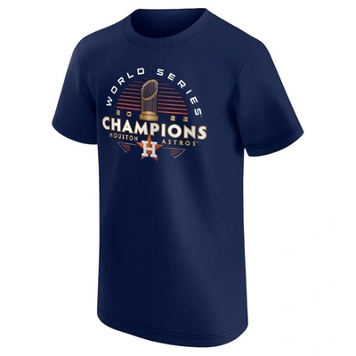 Shop Fanatics Youth  Branded Navy Houston Astros 2022 World Series Champions Signature Roster T-shirt