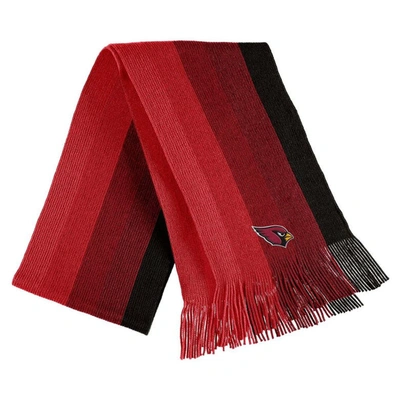 Shop Wear By Erin Andrews Cardinal Arizona Cardinals Ombre Pom Knit Hat And Scarf Set