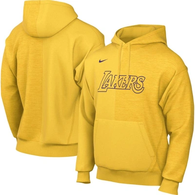 lakers hoodie yellow