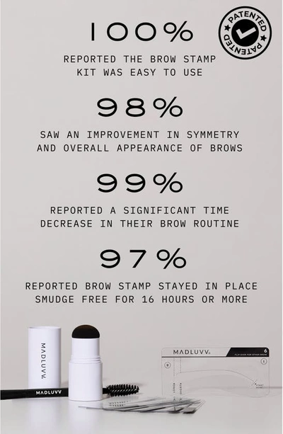 Madluvv Brow Stamp Kit In Brunette