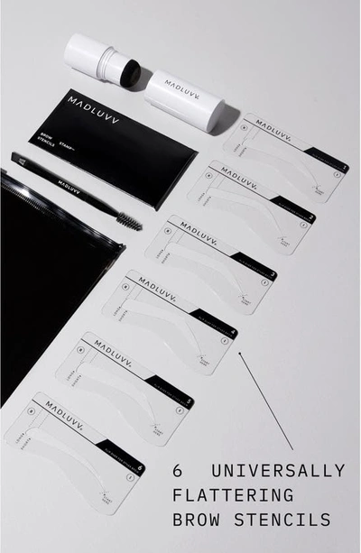 Madluvv Brow Stamp Kit In Brunette