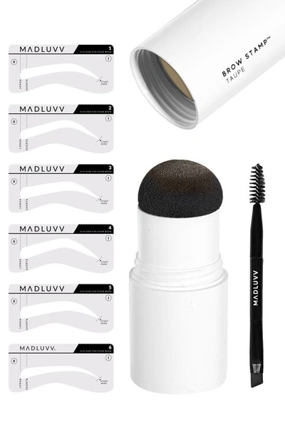 Shop Madluvv Brow Stamp Kit In Taupe