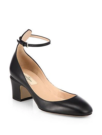 Shop Valentino Tango Patent Leather Bow Pumps In Black