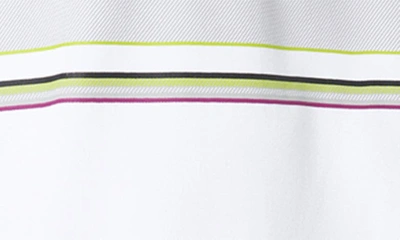 Shop Abacus Burhnam Colorblock Golf Polo In White