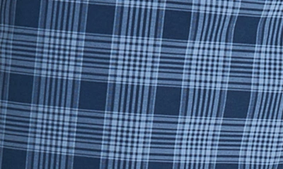 Shop Abacus Ringer Plaid Golf Shorts In Navy Check