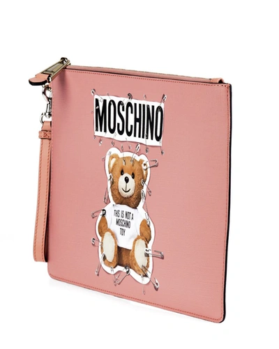 Shop Moschino Bag Pochette In Pink