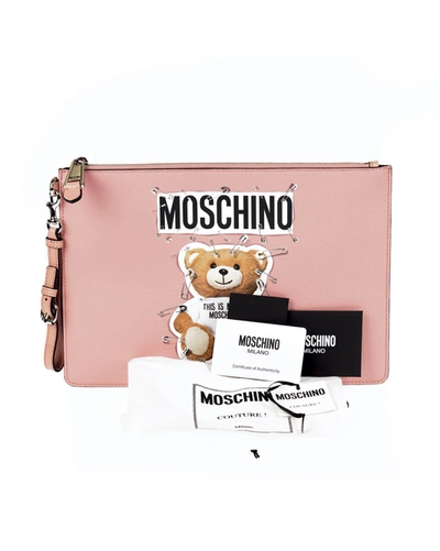 Shop Moschino Bag Pochette In Pink