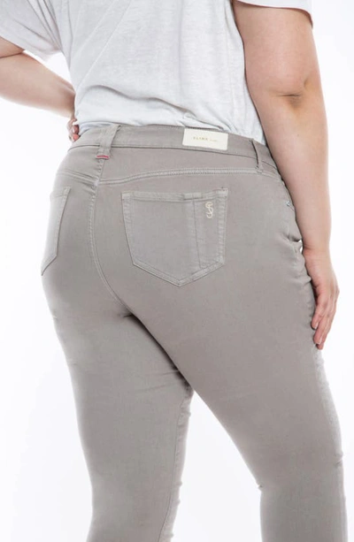Shop Slink Jeans High Waist Capri Jeans In Ultimate Grey