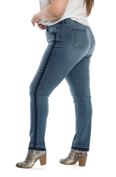 Slink Jeans High Waist Release Hem Boyfriend Jeans In Kamila