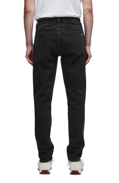 Rag & Bone Cropped Skinny-cut Jeans In Washed Black