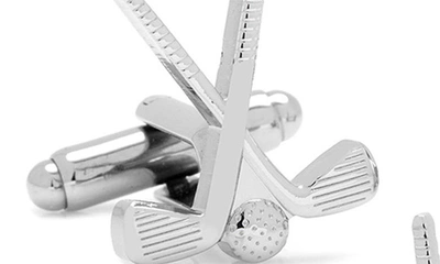 Shop Cufflinks, Inc . Golf Bag Cuff Links In Silver