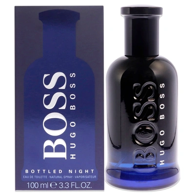 Shop Hugo Boss Boss Bottled Night By  For Men - 3.3 oz Edt Spray In Purple