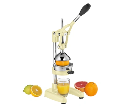 Cilio Amalfi Commercial Grade Manual Citrus Juicer, Extractor, And Juice Press, Cream In Beige
