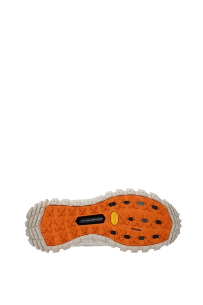 Shop Moncler Ankle Boot Trailgrip Suede Beige Multicolor