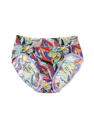 Shop Hanky Panky Printed Daily Lace™ Plus Size French Brief Summer Solstice In Multicolor