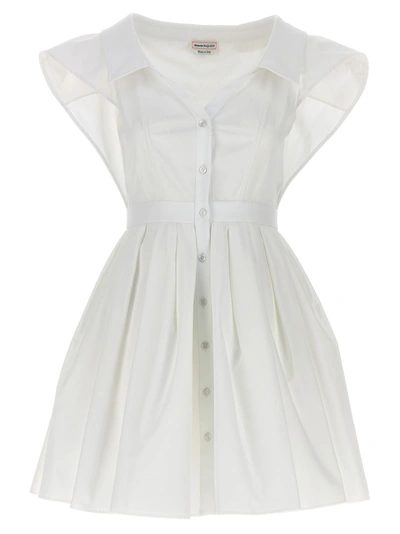 Shop Alexander Mcqueen Day Dress Dresses White