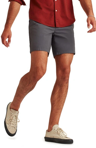 Shop Bonobos Washed Stretch Cotton Chino Shorts In Graphite