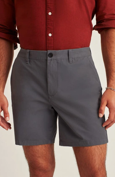 Shop Bonobos Washed Stretch Cotton Chino Shorts In Graphite