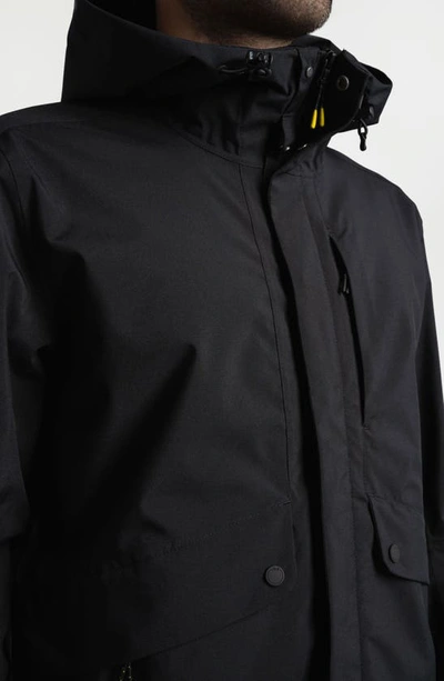 Shop Lole Steady Rain Waterproof Jacket In Black Beauty