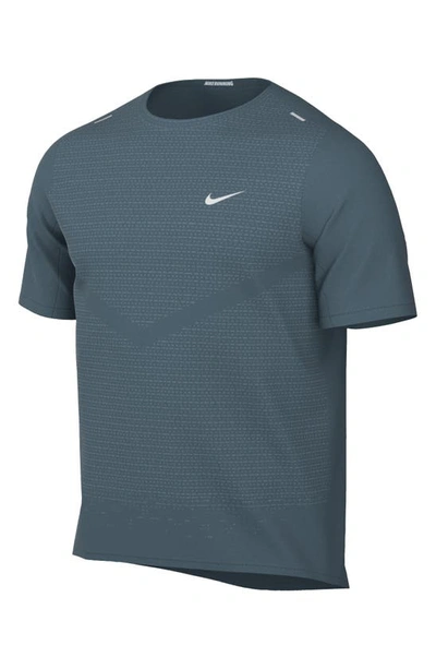 Shop Nike Dri-fit 365 Running T-shirt In Ash Green