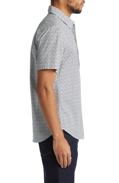 Bonobos Old Riviera Print Stretch Cotton Short Sleeve Button-up Shirt In Hampton Floral C14