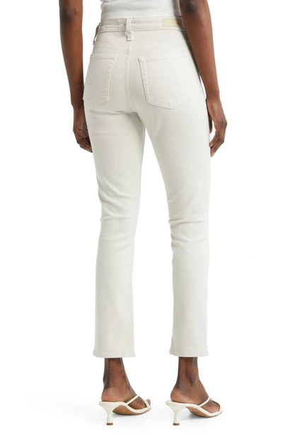 Shop Ag Mari High Waist Ankle Straight Leg Jeans In Fade To Graye