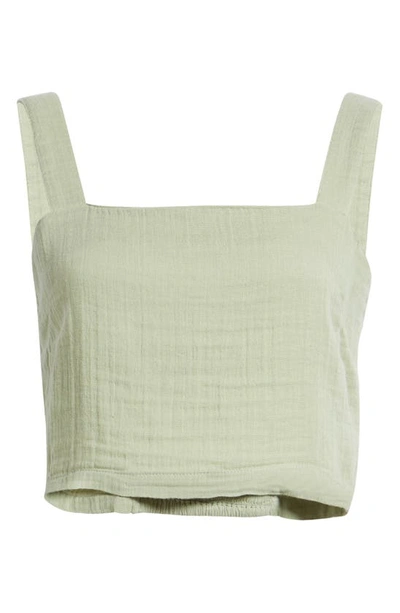 Rip Curl Premium Surf Crop Tank In Mid Green